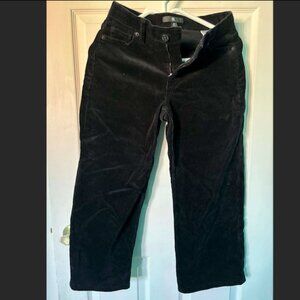 Banana Republic - Black Barrel Corduroy Pants - Size 24 Petite